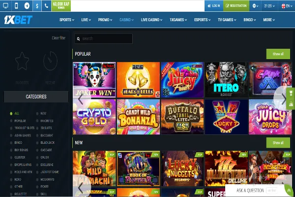 1xbet cameroon casino
