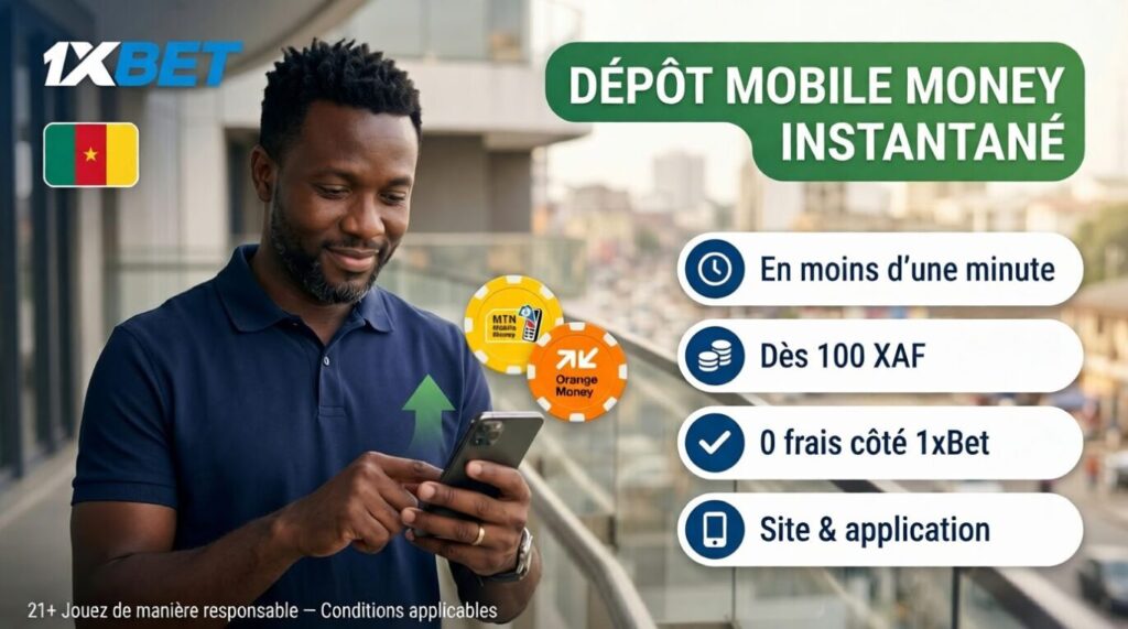 1xBet Dépôt Cameroun
