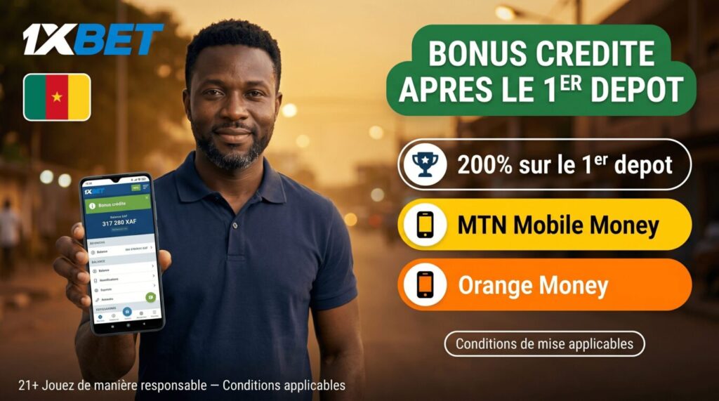 Code Promo 1xBet Cameroun : Types, Conditions et Activation